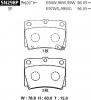 ADVICS SN298P (SUMITOMO-ЯП.) КОЛОДКИ ТОРМОЗНЫЕ