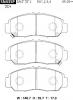 ADVICS SN435P Дисковые тормозные колодки SUMITOMO
