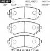 ADVICS SN558P ДИСКОВЫЕ ТОРМОЗНЫЕ КОЛОДКИ