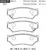 ADVICS SN567P ДИСКОВЫЕ ТОРМОЗНЫЕ КОЛОДКИ