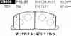 ADVICS SN606 (SUMITOMO-ЯП.) КОЛОДКИ ТОРМОЗНЫЕ