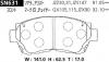 ADVICS SN631 ДИСКОВЫЕ ТОРМОЗНЫЕ КОЛОДКИ
