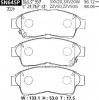 ADVICS SN645P (SUMITOMO-ЯП.) КОЛОДКИ ТОРМОЗНЫЕ