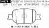 ADVICS SN671 ДИСКОВЫЕ ТОРМОЗНЫЕ КОЛОДКИ
