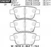ADVICS SN696P (SUMITOMO-ЯП.) КОЛОДКИ ТОРМОЗНЫЕ