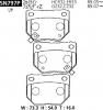 ADVICS SN797P ДИСКОВЫЕ ТОРМОЗНЫЕ КОЛОДКИ