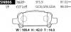 ADVICS SN866 ДИСКОВЫЕ ТОРМОЗНЫЕ КОЛОДКИ