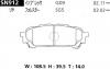 ADVICS SN912 ДИСКОВЫЕ ТОРМОЗНЫЕ КОЛОДКИ