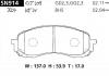 ADVICS SN914 ДИСКОВЫЕ ТОРМОЗНЫЕ КОЛОДКИ