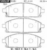 ADVICS SN923P ДИСКОВЫЕ ТОРМОЗНЫЕ КОЛОДКИ