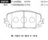 ADVICS SN939 Дисковые тормозные колодки ADVICS