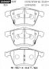 ADVICS SN944P Дисковые тормозные колодки ADVICS
