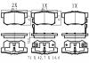 JD JBP0090 Колодки тормозные RR JBP-D5056MH