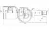 JD JCN0207 ШРУС внутренний