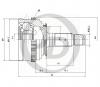 JD JCT0008A Шрус внешний JCV-HO24A50
