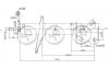 JD JAS0003 Стойка /gas/ JSA333114 / FR-R