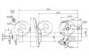 JD JAS0010 Стойка /gas/ JSA334138 / FR-L