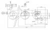 JD JAS0015 Стойка /gas/ JSA339086 / FR-R