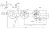 JD JAS0016 Стойка /gas/ JSA339087 / FR-L