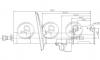 JD JAS0054 Стойка /gas/ JSA334093 / FR-R