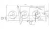JD JAS0055 Стойка /gas/ JSA334094 / FR-L