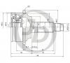 JD JCT0018A Шрус внешний JCV-MA44A44