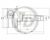 JD JCT0037A Шрус внешний JCV-NI66A44