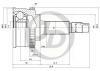 JD JCT0039A Шрус внешний JCV-NI76A44