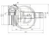 JD JCT0047A Шрус внешний JCV-TO10A48