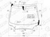 XYG 308-VC LFW/X Стекло лобовое в клей PEUGEOT 308 3D/5D HBK 07-