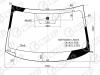 XYG 5697AGNV LFW/X Стекло лобовое в клей  MITSUBISHI OUTLANDER  12-
