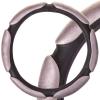 SKYWAY S01101071 Оплетка руля M Skyway замша (6 подушечек) черно-серая (аналог Автопрофи)
