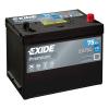 EXIDE EA754 Стартерная аккумуляторная батар; Стартерная аккумуляторная батар