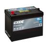 EXIDE EA755 Стартерная аккумуляторная батар; Стартерная аккумуляторная батар