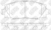 NIBK PN0540 PN1508 КОЛОДКИ ДИСКОВЫЕ PN0540 NIBK | перед |