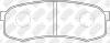 NIBK PN1243S PN1243S-NIBK_колодки дисковые задние! PERFORMANCE\ Toyota Land Cruiser 90&gt;