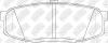 NIBK PN1542S PN1542S-NIBK_колодки дисковые задние! PERFORMANCE\ ToyotaLand Cruiser 08&gt;