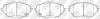 NIBK PN1858 PN1858_колодки тормозные дисковые передние!\ Toyota Corolla 19&gt;
