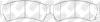 NIBK PN5806S PN5806S-NIBK_колодки дисковые передние! PERFORMANCE\ Mazda 6 1.8/2.0/2.5 07&gt;