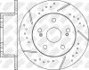 NIBK RN1509DSET RN1509DSET_диск тормозной задний !перфорированный\ Subaru Legacy IV 2.0-2.5 03&gt;