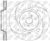 NIBK RN1931DSET RN1931DSET-NIBK_диск тормозной перфорированный передний!\ Lexus ES350/RX300/Toyota Camry/RAV 4