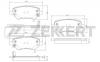 ZEKKERT BS1001 Колодки тормозные Chery A3 (M11) 08-, Tiggo 05-, Tiggo 3 07- передние Zekkert