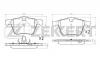ZEKKERT BS1031 Колодки тормозные Ford Galaxy II 08-, Mondeo IV 07-; Volvo S60 II 10- передние Zekkert