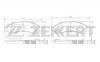 ZEKKERT BS1244 Колодки тормозные Great Wall Hover 06- передние дисковые Zekkert