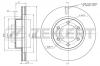 ZEKKERT BS5047 Диск тормозной Toyota Land Cruiser Prado (J120, J150) 02-; Lexus GX 01- передний 338 x 28 Zekkert