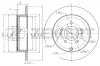 ZEKKERT BS5158 Диск тормозной Citroen C-Crosser 07-; Mitsubishi Outlander II 06- задний 301,9 х 10 Zekkert