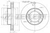 ZEKKERT BS5243 Диск тормозной Lexus LX470 98-, Toyota LC 100 98- передний вентилируемый 312,9 х 32 Zekkert