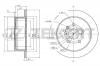 ZEKKERT BS5403 Диск тормозной Lexus RX300/350/400H (U3_) 03- задний 288,1 х 10,1 Zekkert