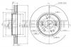 ZEKKERT BS5432 Диск тормозной Honda CR-V III, IV 06-, Crosstour 12- передний вентилируемый 292,9 х 28 Zekkert