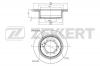 ZEKKERT BS5137 Диск тормозной Mitsubishi L400 I 95-, Pajero II 90-, Pajero Sport задний 314,9 х 18 Zekkert
